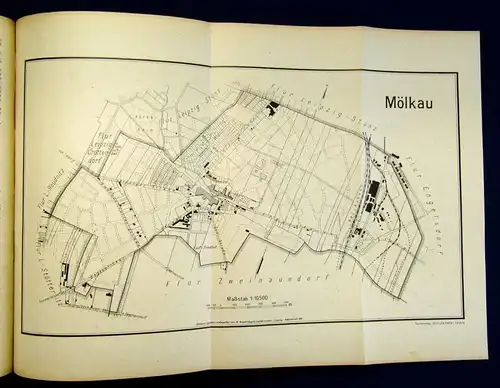 Linke Handbuch für die Amtshauptmannschaft L 1926 200 Abb. 6 Pläne 1 Wegekarte