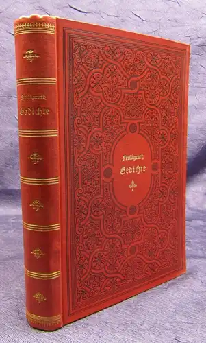 Ferdinand Freiligrath Gedichte 1897 Belletristik Klassiker Literatur Dichter sf