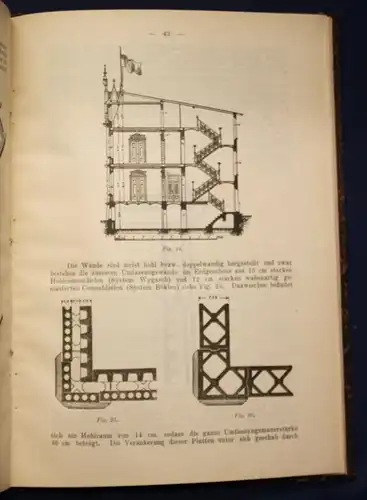 Höffer Ueber Verwendung von Cementdielen und Cementbrettern 1895 Baukunst sf