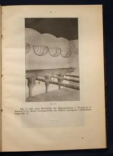 Höffer Ueber Verwendung von Cementdielen und Cementbrettern 1895 Baukunst sf