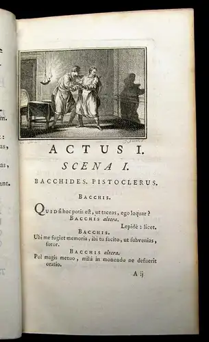 Marci Accii Plauti Comediae 3 Bde. komplett 1759 Belletristik Lyrik js