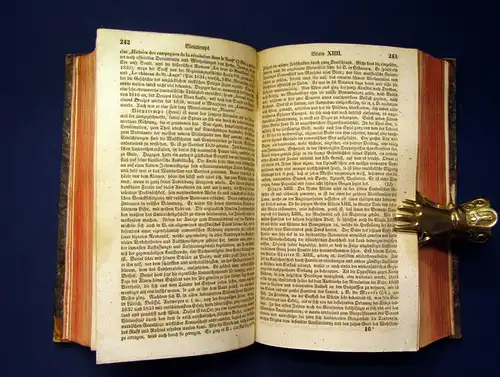 Conversations-Lexikon d. Gegenwart 1838 4 Bde. Ergänzung 8.Aufl. von Brockhaus j