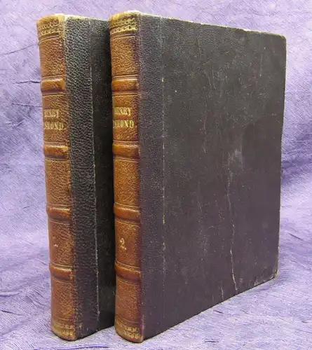 Thakeray The History of Henry Esmond, Esq. 2 Bde. 1852 Belletristik Lyrik