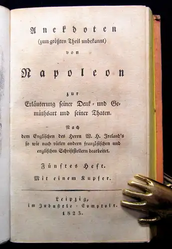 Ireland Anekdoten (zum größten Theil unbekannt) von Napoleon 24 in 8, 1823-1828