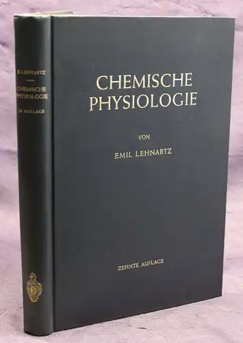 Lehnartz Einführung in die chemische Physiologie 1952 Geschichte Wissen sf