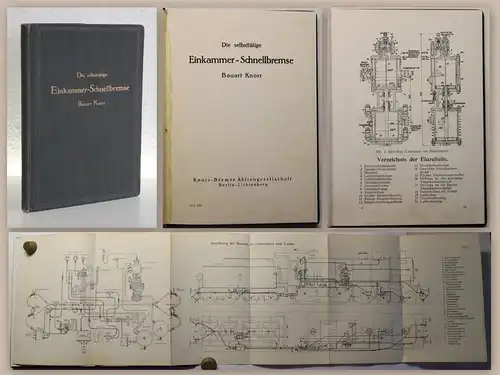 Knorr-Bremse AG Berlin Die selbstständige Einkammer-Schnellbremse um 1900 xz