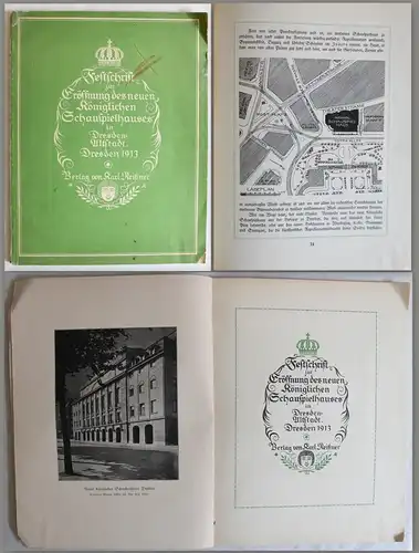 Festschrift zur Eröffnung des königlichen Schauspielhauses in Dresden 1913 - xz