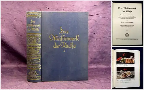 Nietlispach Das Meisterwerk der Küche 1932 Kochen Ratgeber Ernährung mb