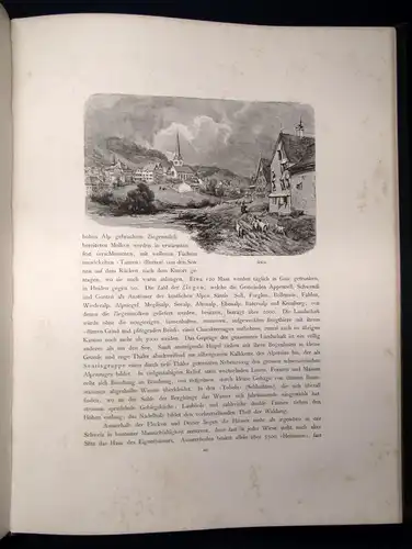 Fels Die Schweiz 2. Bd. apart Von Bern über Basel nach dem Osten um 1880 js