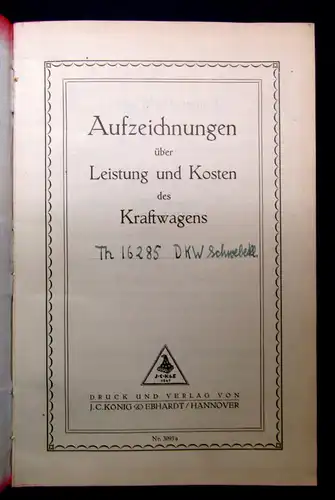 Bock Schnitzlein Kraftfahrtenbücher 3 Bde 1941/42 1961 Technik altes Handwerk mb