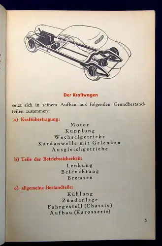 Bock Schnitzlein Kraftfahrtenbücher 3 Bde 1941/42 1961 Technik altes Handwerk mb