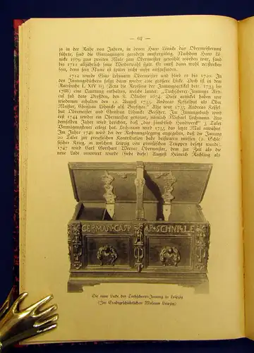 Kutschbach Geschichte der Tuchscherer Innung in Leipzig 1931 Geschichte mb