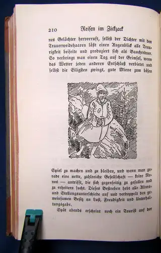 Töpffer Reißen im Ziczack 1912 Georg Müller Verlag Geschichten Erzählungen  js