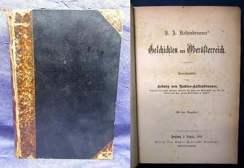 Kaltenbrunner Geschichten aus Oberösterreich 1880 selten Ortskunde Geschichte js