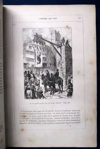 Hugo, Victor L' Homme Qui Rit.. Der Mann der lacht um 1860 Literatur js