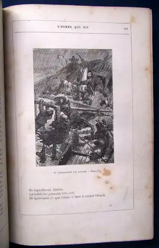 Hugo, Victor L' Homme Qui Rit.. Der Mann der lacht um 1860 Literatur js