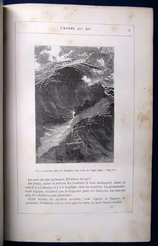 Hugo, Victor L' Homme Qui Rit.. Der Mann der lacht um 1860 Literatur js