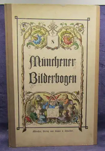 Münchener Bilderbogen 8 Band Nr. 169- 192 um 1890 Geschichte Belletristik js
