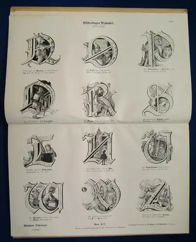 Münchener Bilderbogen 8 Band Nr. 169- 192 um 1890 Geschichte Belletristik js