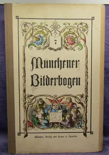 Münchener Bilderbogen 7 Band Nr. 145- 168 um 1890 Geschichte Belletristik js