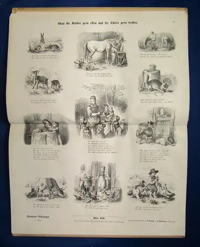 Münchener Bilderbogen 7 Band Nr. 145- 168 um 1890 Geschichte Belletristik js