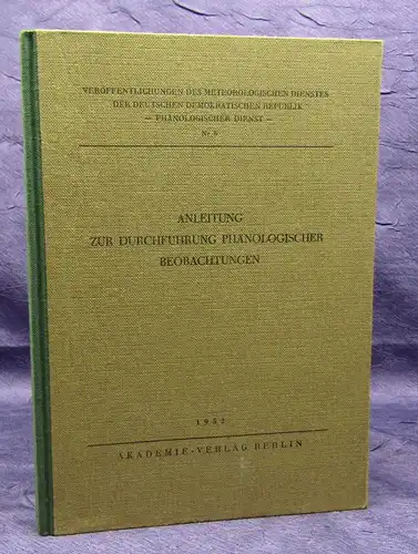 Anleitung zur Durchführung 1952 Nr. 5 Jahreszeiten Natur Phänomene Forschung  js