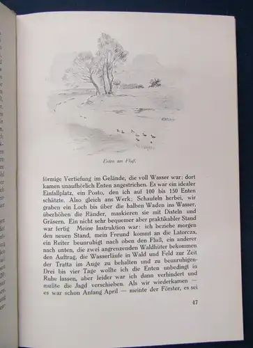 Buchheim Jagd auf Wasserwild 1930 Luxusausgabe Exemplar 14/ 50 Schützen js