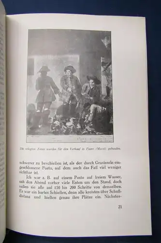 Buchheim Jagd auf Wasserwild 1930 Luxusausgabe Exemplar 14/ 50 Schützen js