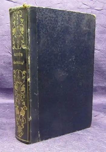 Mueller Gedichte von Franz Freiherrn Gaudy 1847 selten Literatur Belletristik js