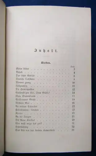 Mueller Gedichte von Franz Freiherrn Gaudy 1847 selten Literatur Belletristik js