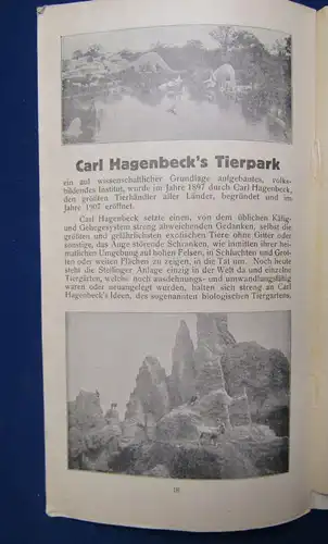 Original Prospekt Führer Große Hafenrundfahrt um 1930 Reiseführer Ortskunde  js