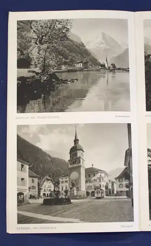 URI St. Gotthard Zentral- Schweiz Original Prospekt um 1930 Ortskunde Kanton js