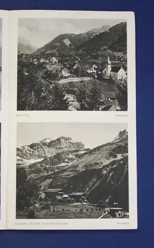 URI St. Gotthard Zentral- Schweiz Original Prospekt um 1930 Ortskunde Kanton js