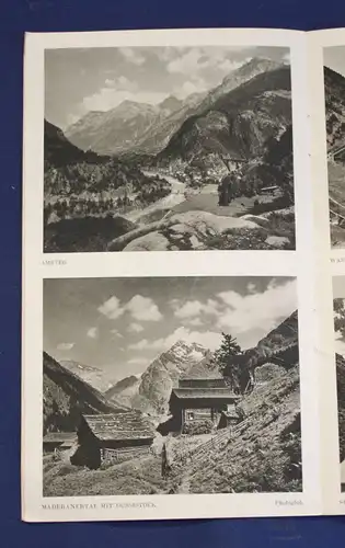 URI St. Gotthard Zentral- Schweiz Original Prospekt um 1930 Ortskunde Kanton js