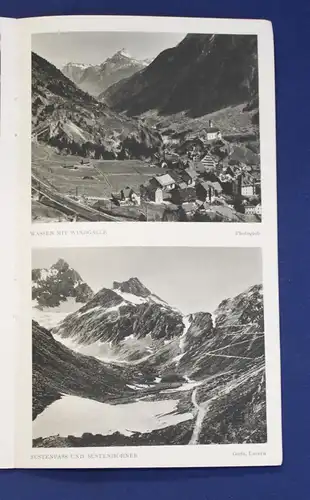 URI St. Gotthard Zentral- Schweiz Original Prospekt um 1930 Ortskunde Kanton js