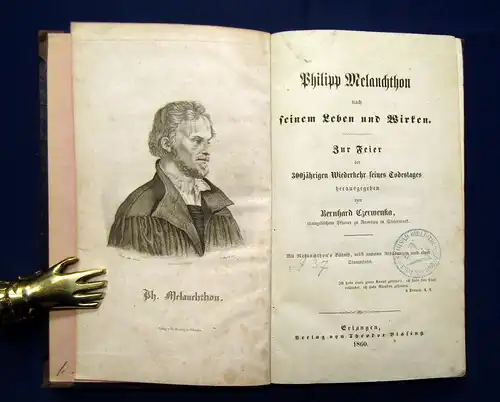 Czerwenka Philipp Melanchthon nach seinem Leben und Wirken 1860 EA Geschichte