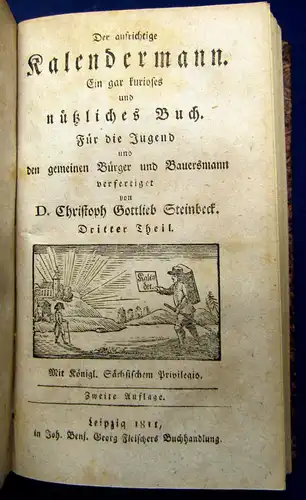 Steinbeck Der aufrichtige Kalendermann 3 Teile in 1 Band 1808/1815/1811 mb