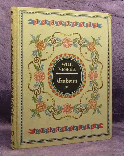 Vesper Die Gudrun- Sage 1922 Belletristik Erzählungen js