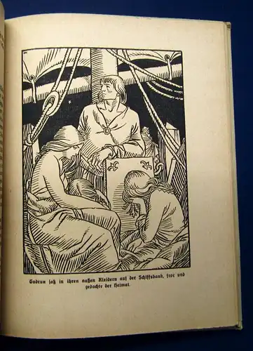 Vesper Die Gudrun- Sage 1922 Belletristik Erzählungen js