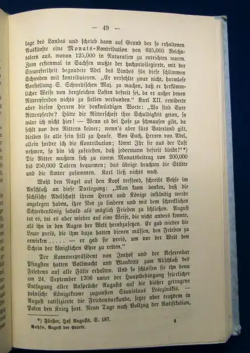 Arnold August der Starke seinen Leben und Lieben nach Eduard Vehse 1908 js