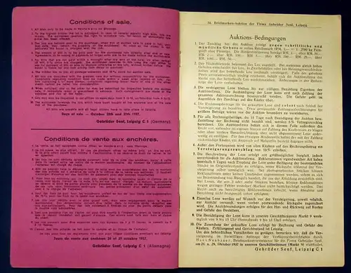 16x Auktionskatalog der Gebrüder Senf 1936- 1941 Philatelie Sammlungen js