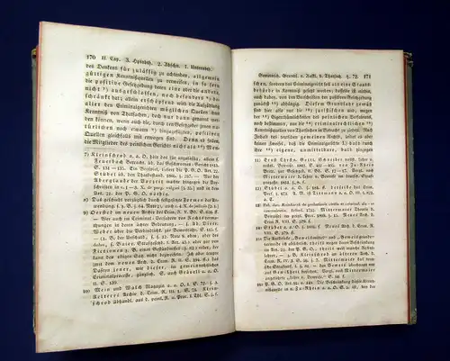 Martin Lehrbuch des deutschen gemeinen Criminal-Processes 1836 Geschichte mb