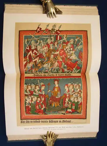 Meyer +Das deutsche Volkstum 2 Bde. komplett 1903 Mit Holzschnitten,Farbdruck js