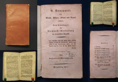 Phileutheros, N. Bonaparte als Mensch, Bürger, Krieger und Regent 1801 js