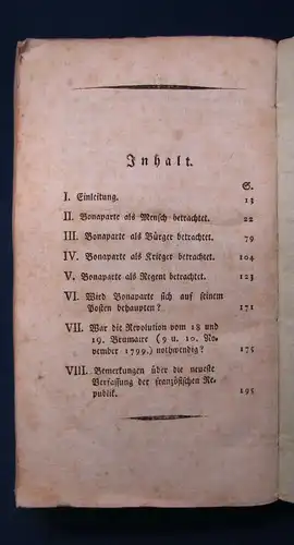 Phileutheros, N. Bonaparte als Mensch, Bürger, Krieger und Regent 1801 js