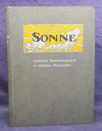 Kiesling Sonne ill. Unterhaltungsschrift Liebhaberphotographie 1908 4. Jg. js
