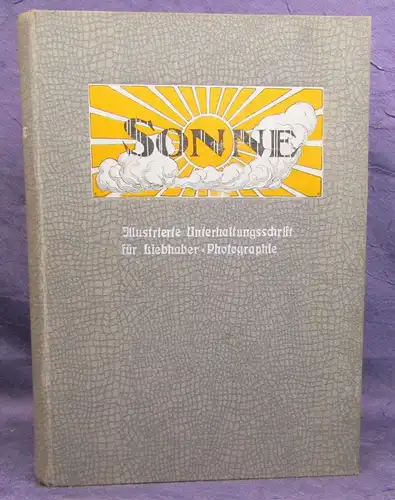 Kiesling Sonne ill. Unterhaltungsschrift Liebhaberphotographie 1910 6. Jg. js