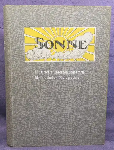 Kiesling Sonne ill. Unterhaltungsschrift Liebhaberphotographie 1909 5 Jg. js