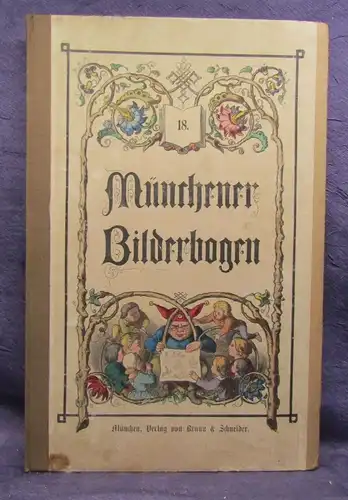 Münchener Bilderbogen 18 Band Nr. 409- 432 um 1900 Geschichte Belletristik js