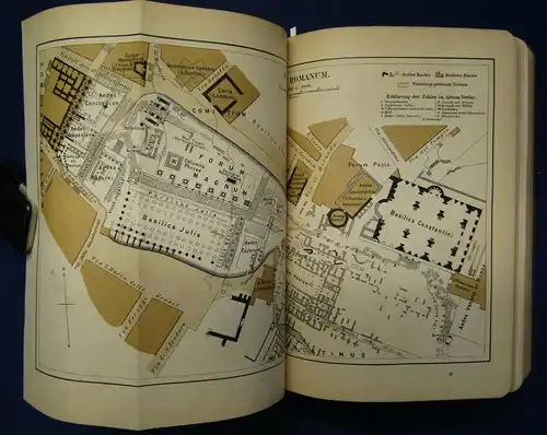 Fels Meyer Reisebücher " Rom " und die Campagna 1895 selten Ortskunde js